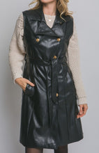 Load image into Gallery viewer, Lexi Faux Leather Coat