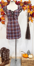 Load image into Gallery viewer, Pumpkin Butter Plaid Dress