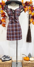 Load image into Gallery viewer, Pumpkin Butter Plaid Dress