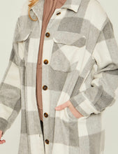 Load image into Gallery viewer, Oversized Plaid Shacket