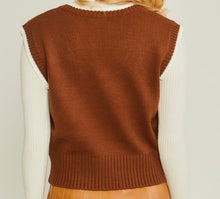 Load image into Gallery viewer, Flower Sweater Vest