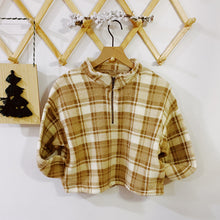Load image into Gallery viewer, Plaid Khaki Sherpa
