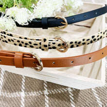 Load image into Gallery viewer, Mini faux leather belt
