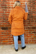 Load image into Gallery viewer, Cinnamon Teddy Coat
