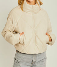 Load image into Gallery viewer, Creamy Puffer Jacket
